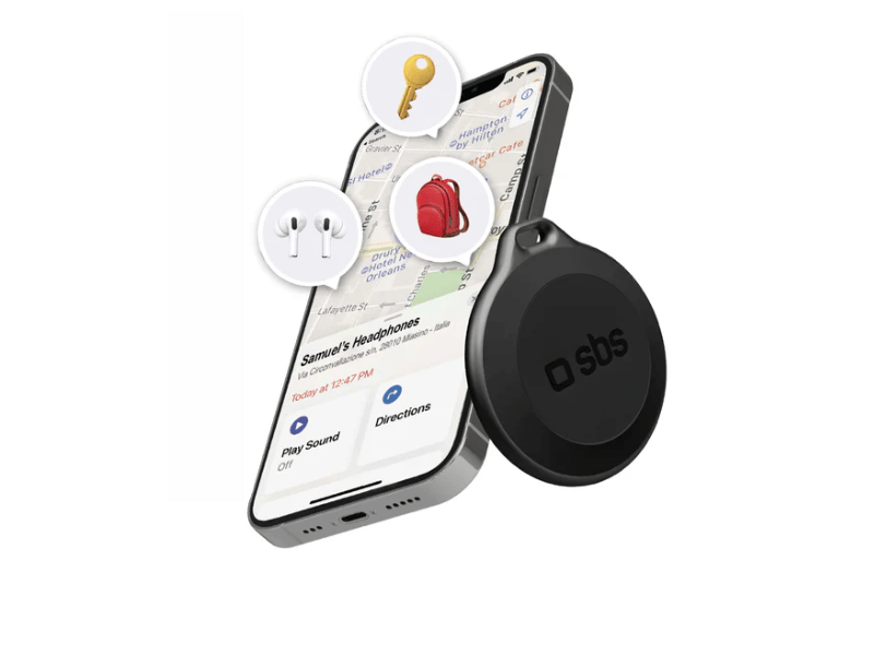 SBS Nyomkövető, fekete (TEFINDBTAPK)