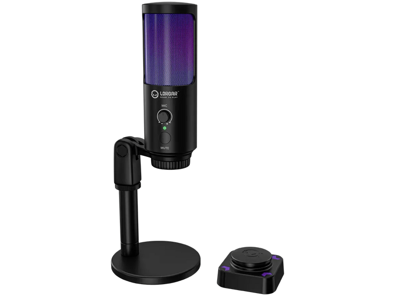 Lorgar SMP40 RGB Mikrofon, fekete (LRG-SMP40-BK)