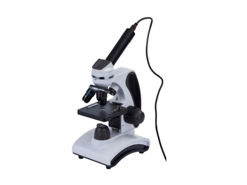 Levenhuk Discovery Pico Polar Digitális Mikroszkóp könyvvel, fekete