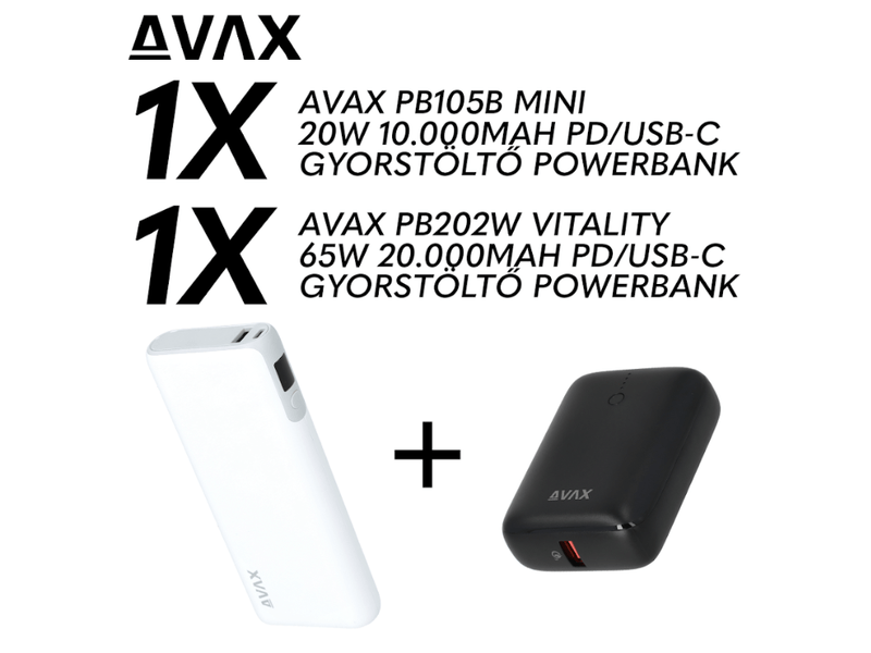 20W&65W Powerb Duo10.000mAh&20.000mAh