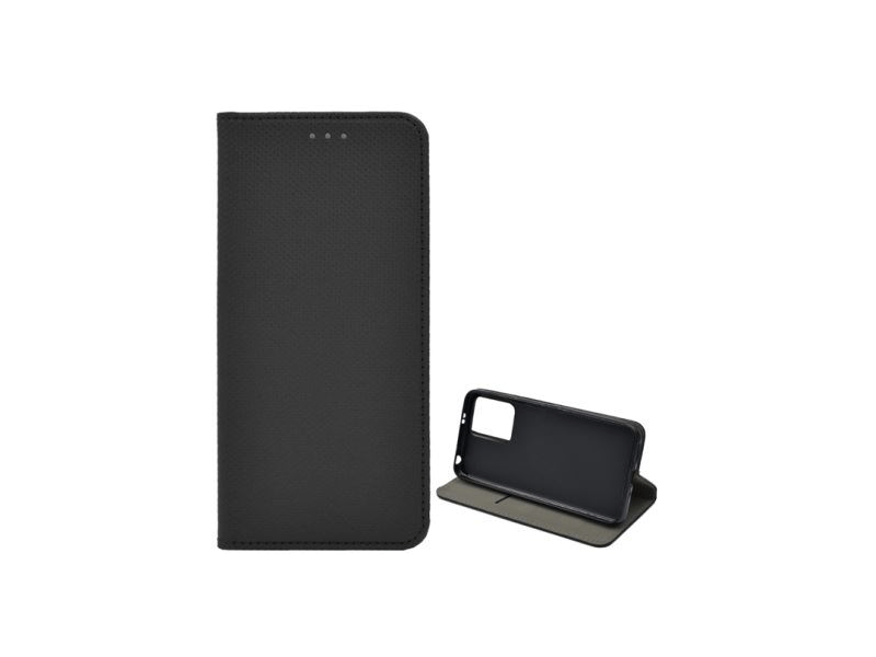 Gigapack GP-137995 Xiaomi Redmi Note 12/Poco X5 bőr hatású flip tok, fekete