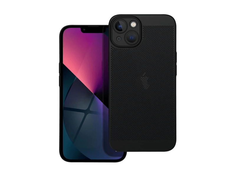 Gigapack Apple iPhone 13 Műanyag telefonvédő tok, fekete (GP-142548)