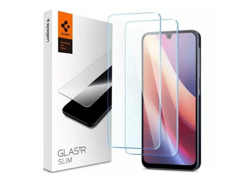 Spigen Samsung A17 4G Képernyővédő üveg, 2db (AGL08935)