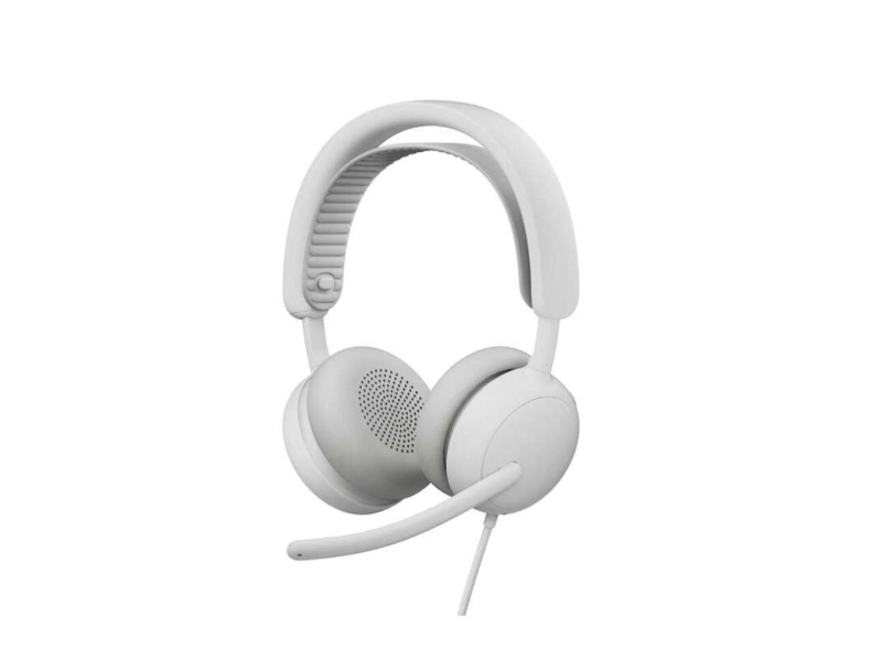 Logitech Zone Wired 2 headset, piszkosfehér (981-001621)