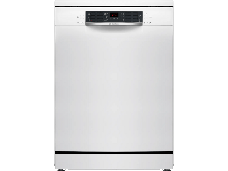 Bosch SMS46KW02E Serie 4 Szabadonálló mosogatógép, fehér