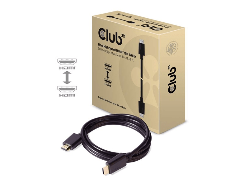 Club 3D Ultra High Speed HDMI kábel, 2m (CAC1372)