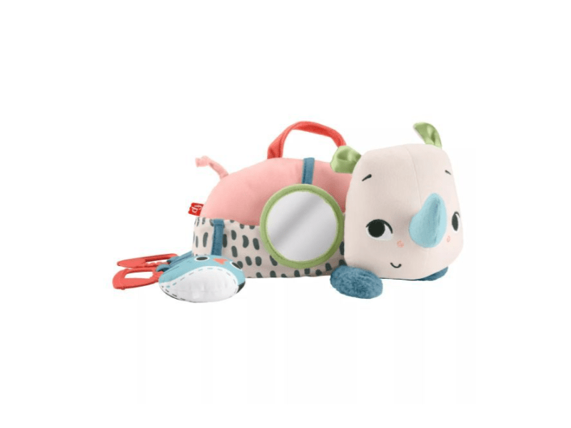 Fisher-Price Planet Friends: Pocakrinó babafoglalkoztató plüssjáték (HYR55)