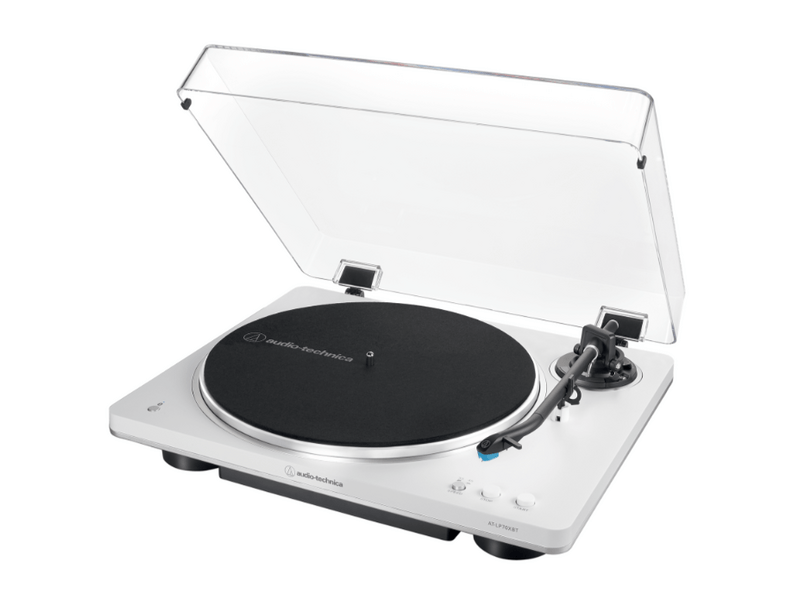 Audio-Technika AT-LP70XBT WS Automatikus, vezeték nélküli, szíjhajtású lemezjátszó