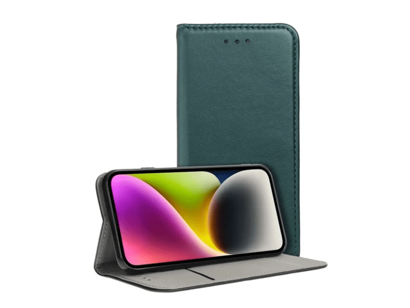 Gigapack Motorola Edge 50 Fusion 5G Flip maska, tamnozelena (GP-159654)