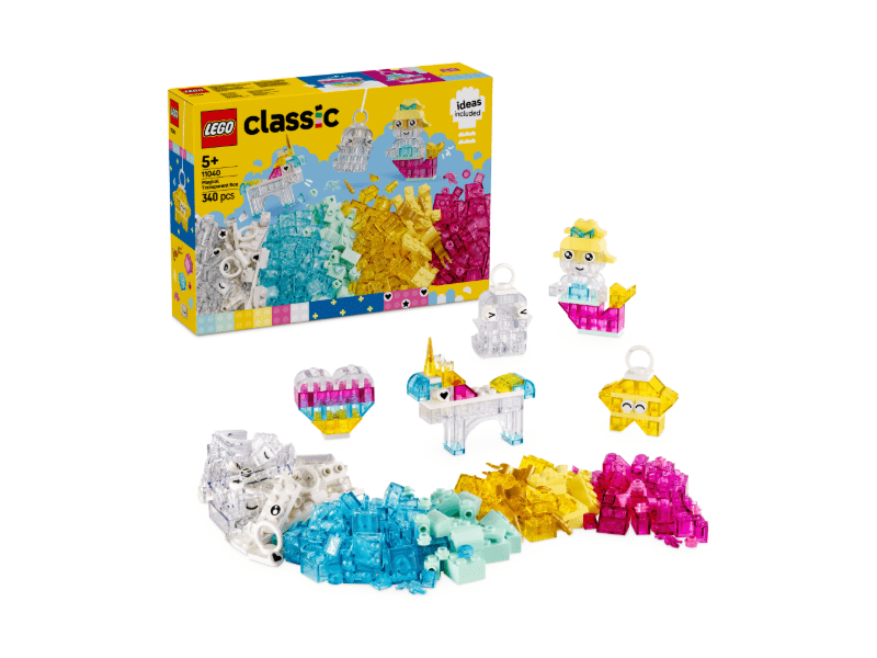 LEGO® Classic Átlátszó bűvös kockák (11040)