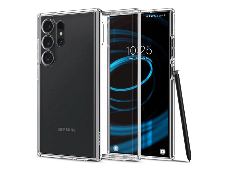 Spigen ACS07292 Samsung S24 Ultra műanyag tok, átlátszó