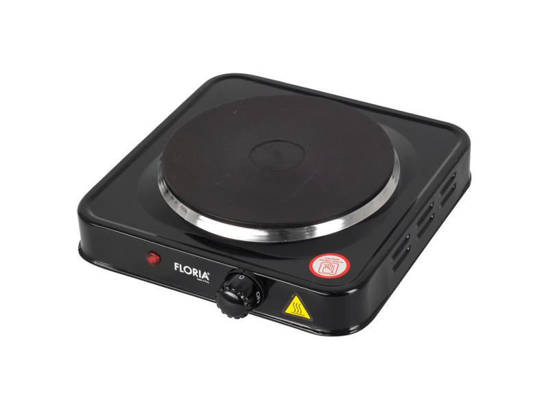Floria ZLN2806 elektromos főzőlap, 15 cm, 1000 W, fekete