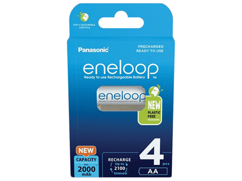 Panasonic Eneloop 2000mAh AA baterije, 4 kom (BK3MCDE-4BE)