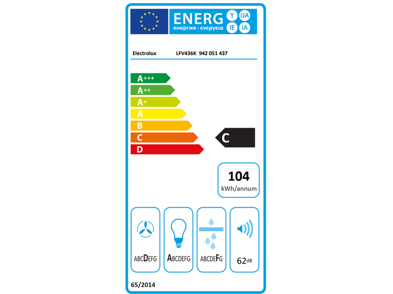 Electrolux LFV436K Kürtős páraelszívó