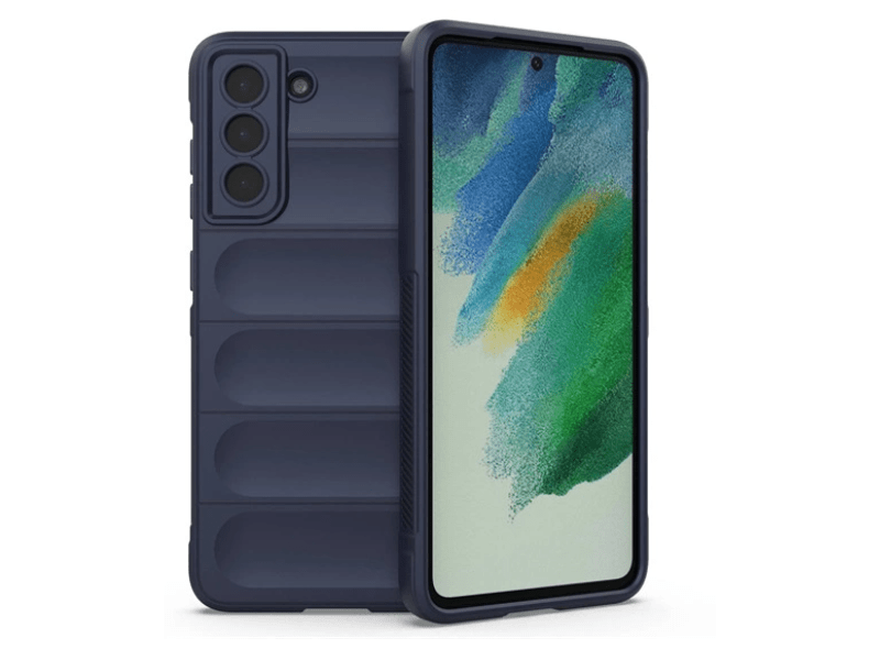 Gigapack Samsung S21 FE Szilikon tok, sötétkék (GP-134344)
