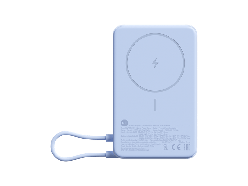 Xiaomi Magnetic 10000mAh Powerbank, kék (BHR08PCGL)