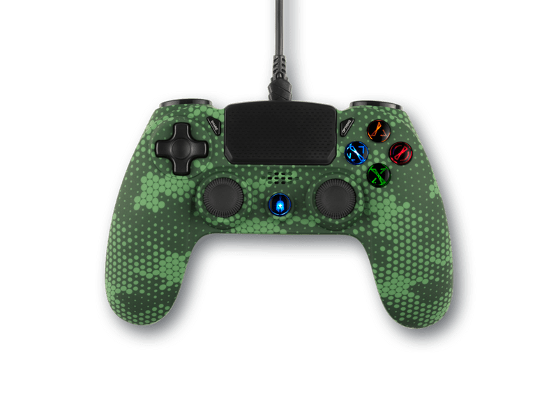 Spartan Gear Hoplite 2 PS4/PC Kontroller, Green camo (109032)