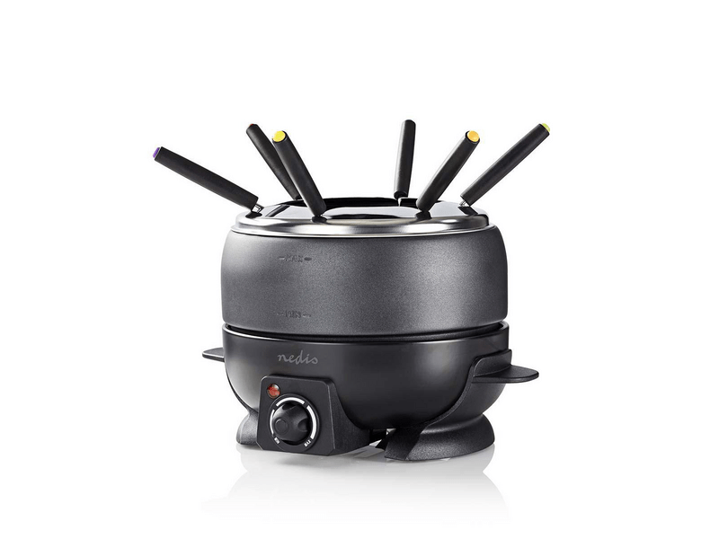 Nedis FCFO110EBK6 Fondue szett, 6 személyes, 2,3 l