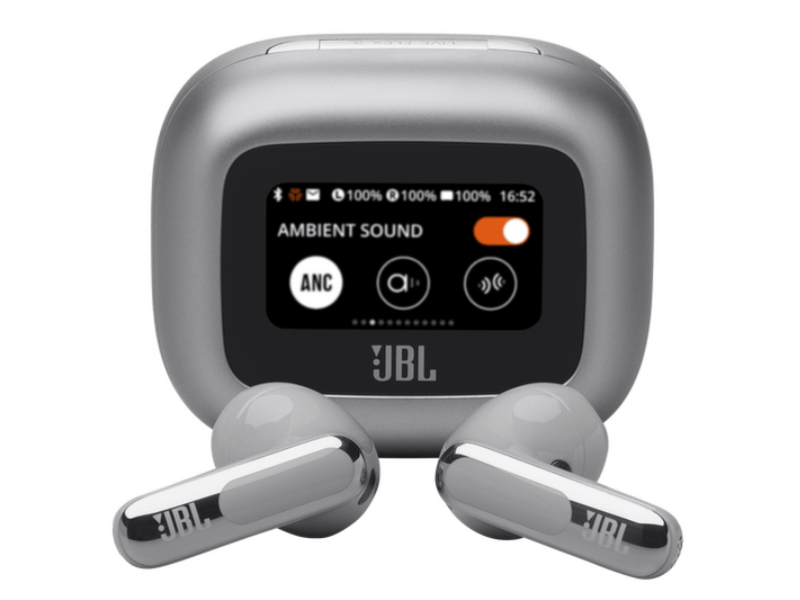 JBL Live Flex 3 TWS slušalice, srebrne