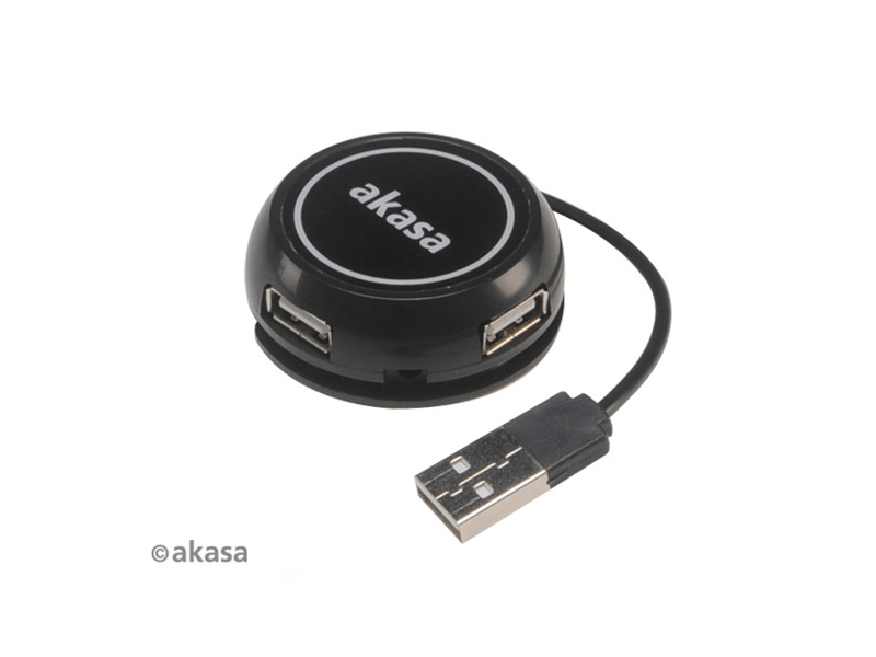 Akasa AK-HB-19BK Connect4C 4in1 4 port USB 2.0
