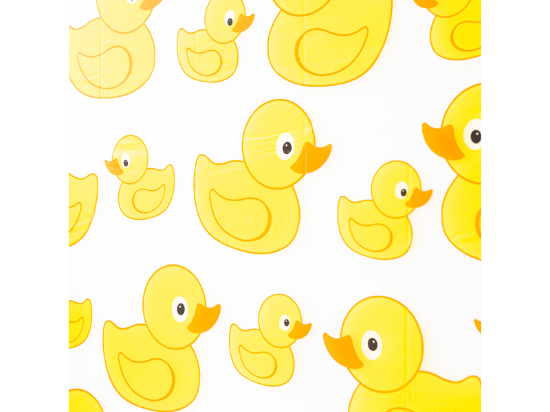 Family 11527B Zuhanyfüggöny - kiskacsás - 183 x 183 cm