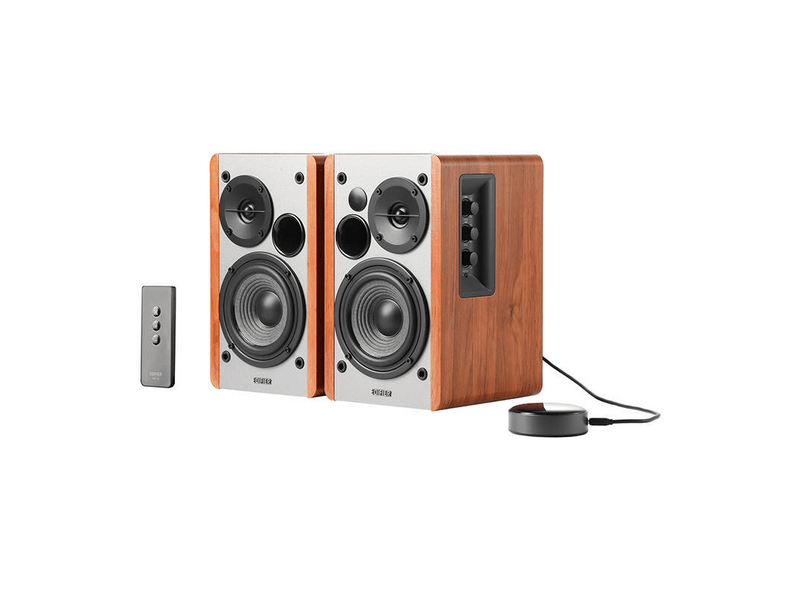 Edifier R1280T 2.0 hangszórók, WiiM Minivel