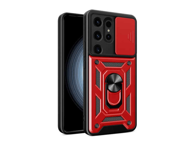 Gigapack Samsung Galaxy S24 Ultra Defender telefonvédő tok, piros (GP-151220)