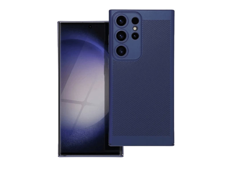 Gigapack Samsung S23 Ultra Műanyag tok, sötétkék (GP-142603)