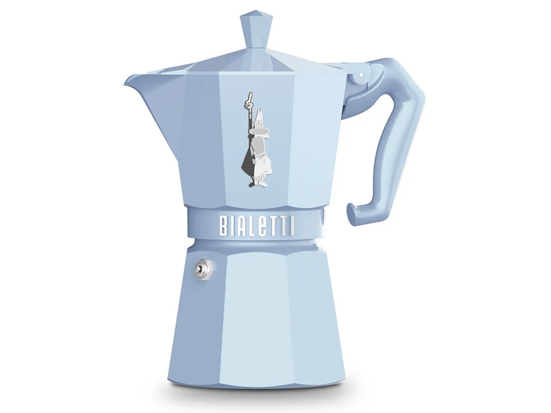 Bialetti Moka Exclusive kotyogós kávéfőző, 6 adag, kék (9062)