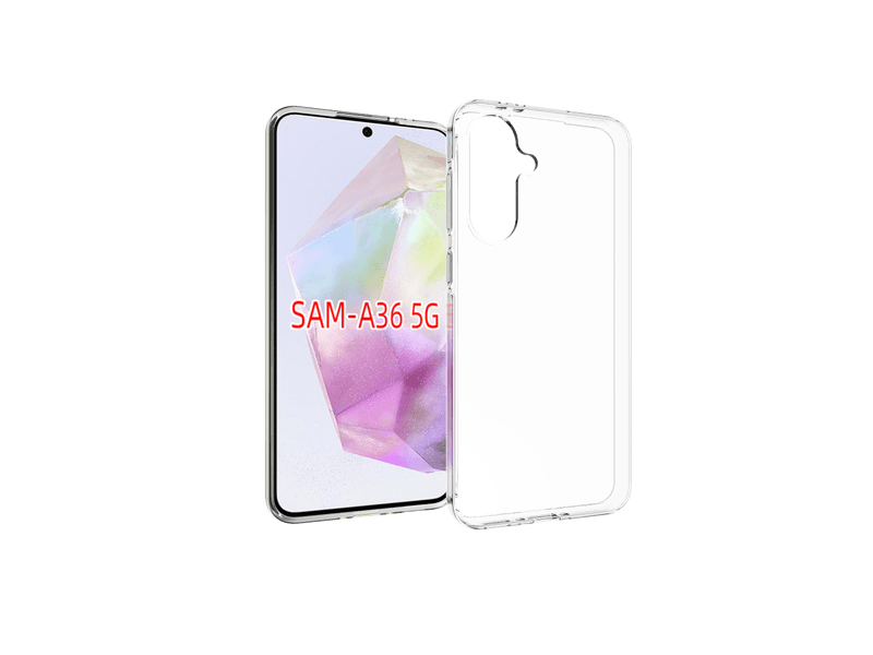 Cellect Samsung A36 szilikon hátlap, átlátszó (TPU-SAM-A36-TP)