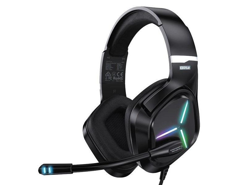 Vertux Blitz 7.1 Gaming headset, fekete