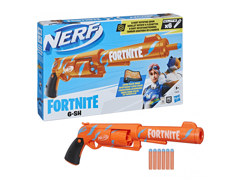 Nerf: Fortnite 6-SH játékfegyver (F2678EU4)