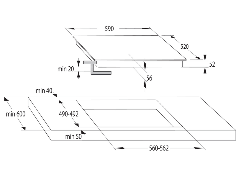 Gorenje ISC645BSC Indukciós főzőlap