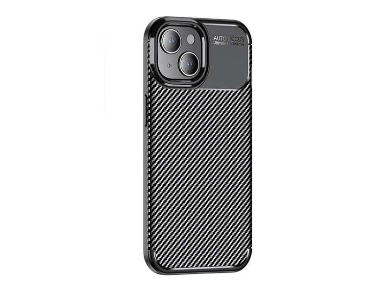 Gigapack Apple iPhone 15 Plus Szilikon telefonvédő tok, fekete (GP-144933)