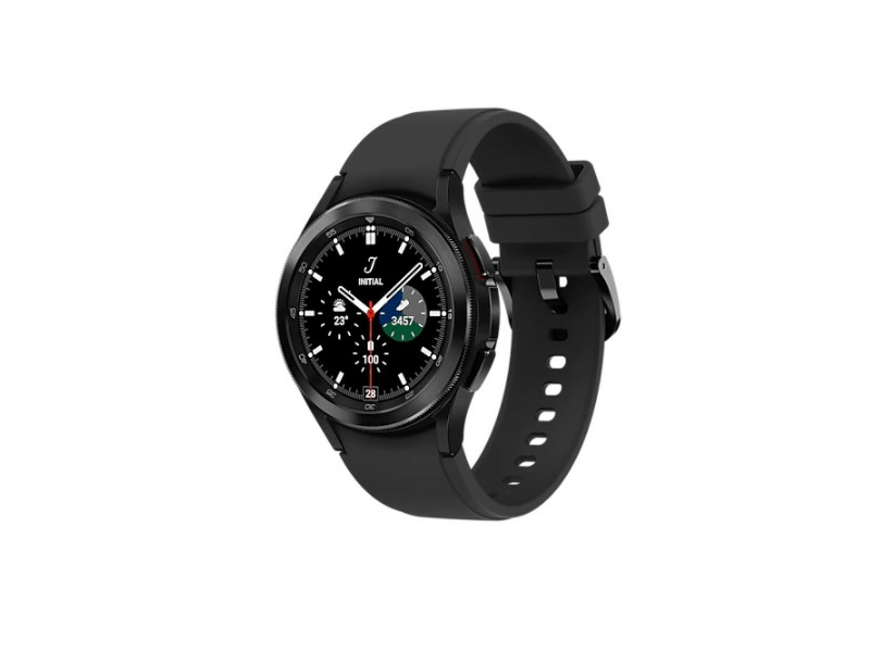 Samsung Galaxy Watch 4 Classic Okosóra ( R885 42 LTE SM-R885 42 BK ), Fekete + Samsung Galaxy Fit2 Aktivitásmérő, Piros (SM-R220NZRAEUE)