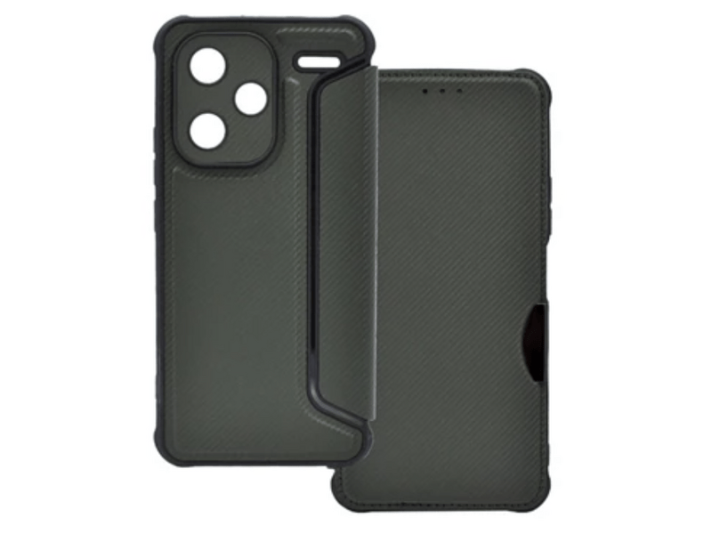 Gigapack Xiaomi Redmi Note 13 Pro Plus 5G Flip tok, sötétzöld (GP-154002)