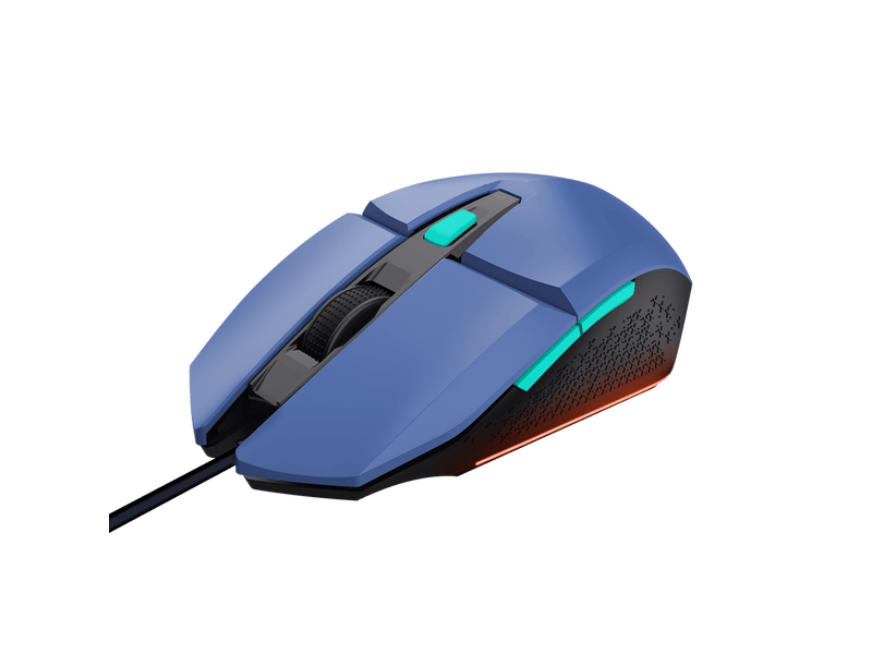 Trust GXT109 Felox vezetékes gaming egér 25067, kék
