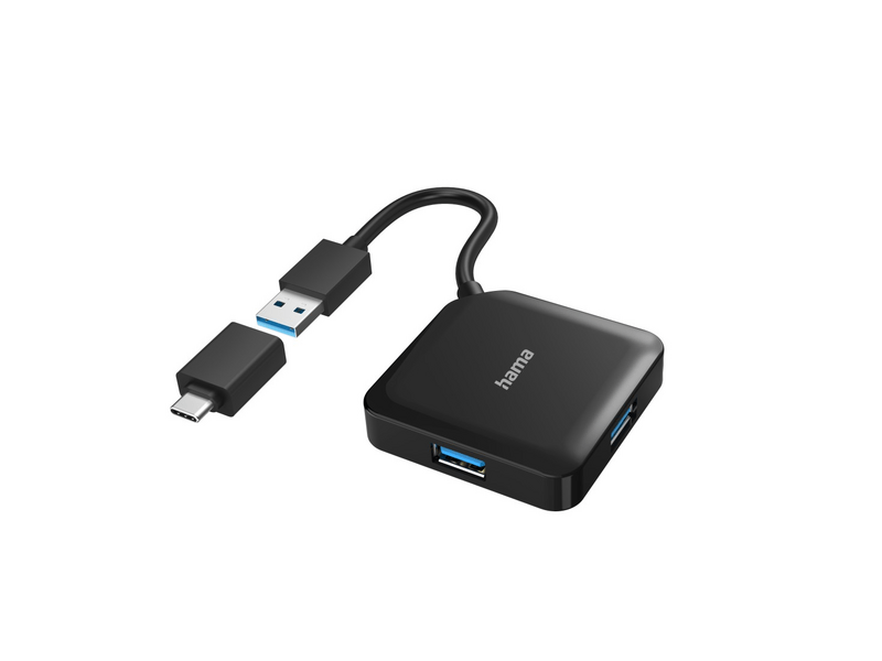 HAMA 200116 USB 3.2 Hub + USB-C adapter