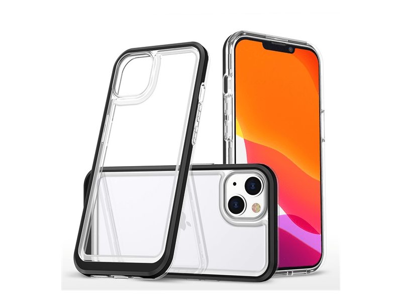 Gigapack Apple iPhone 14 Plus Szilikon telefonvédő tok, fekete (GP-141536)
