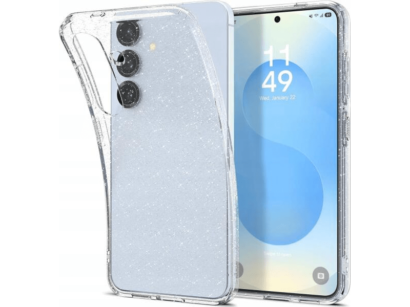 Spigen Samsung Galaxy S25 Szilikon tok, átlátszó (ACS08997)