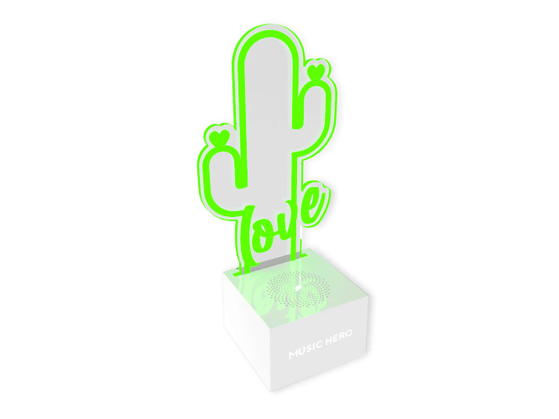 MH NEON LOVE MOOD hangszóró 3W zöld
