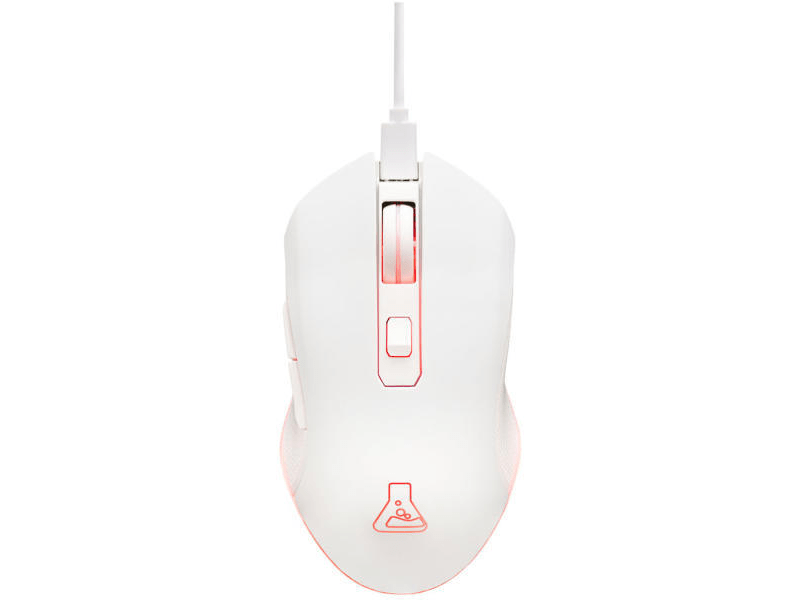 The G-Lab KULT-HELIUM-WL-W Vezeték nélküli Gamer egér,fehér