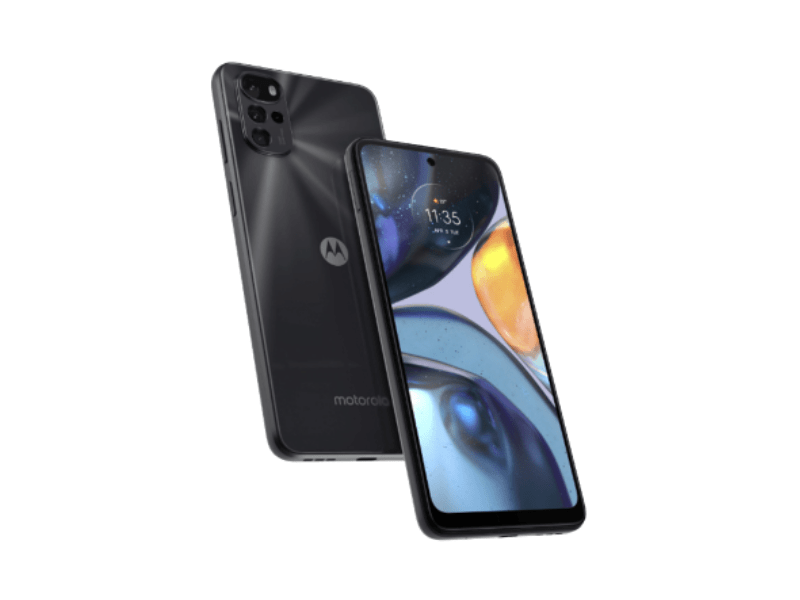 Motorola Moto G22 Mobiltelefon, Kártyafüggetlen, 64GB, 4GB RAM, Dual SIM, Fekete