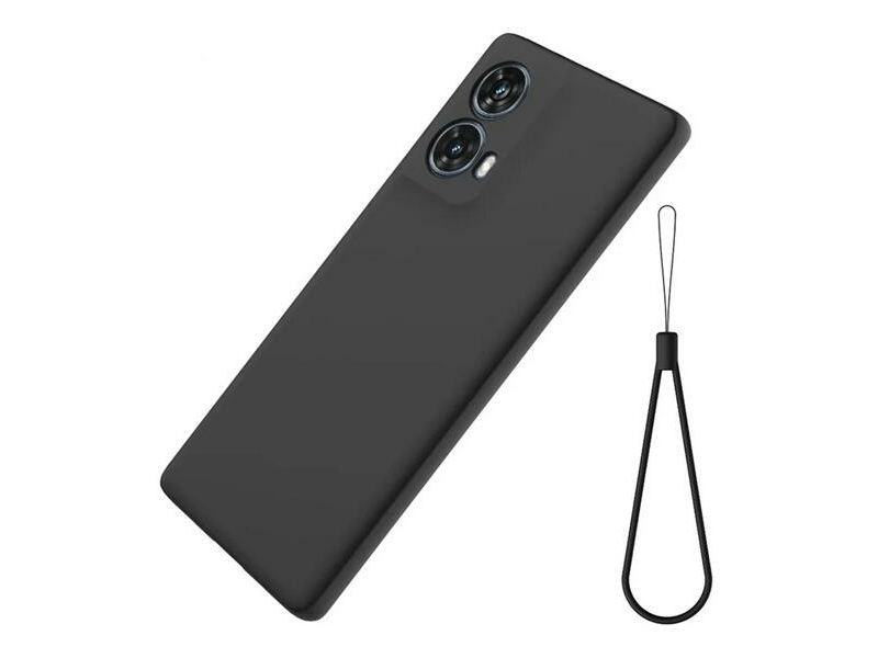 Gigapack GP-159827 Motorola Moto G85 szilikon hátlap tok, Fekete
