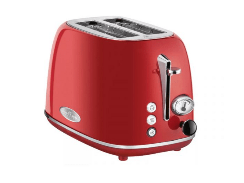ProfiCook PC-TA 1193 Vintage kenyérpirító, piros