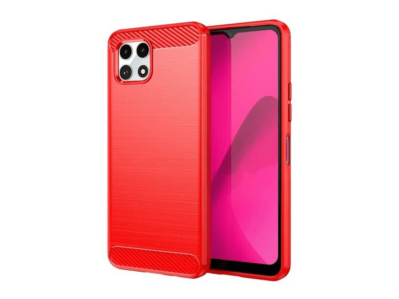 Gigapack T Phone 2 5G Karbon mintás tok, piros (GP-158649)