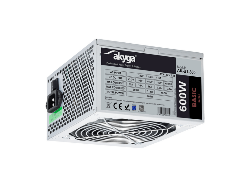 Akyga ATX AK-B1-600 600W Tápegység