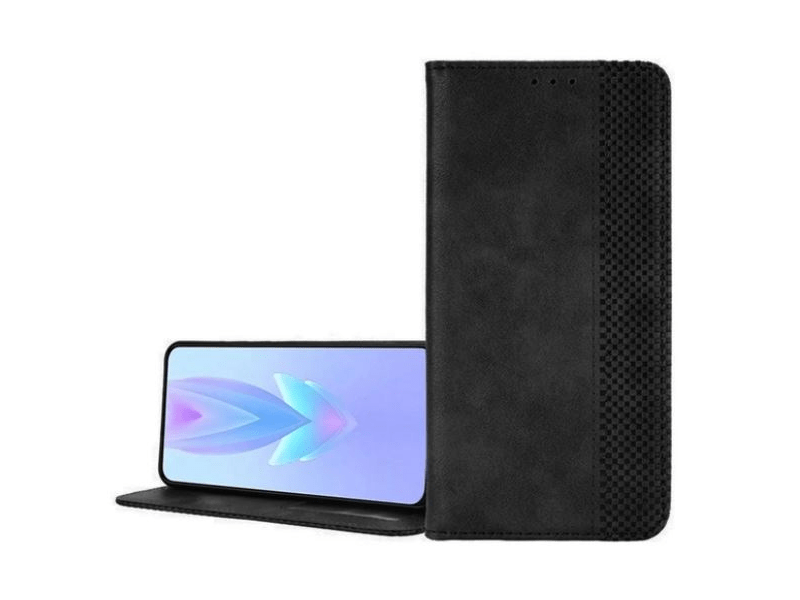 Gigapack OnePlus Nord CE 4 Lite 5G Bőr hatású flip tok, fekete (GP-159699)