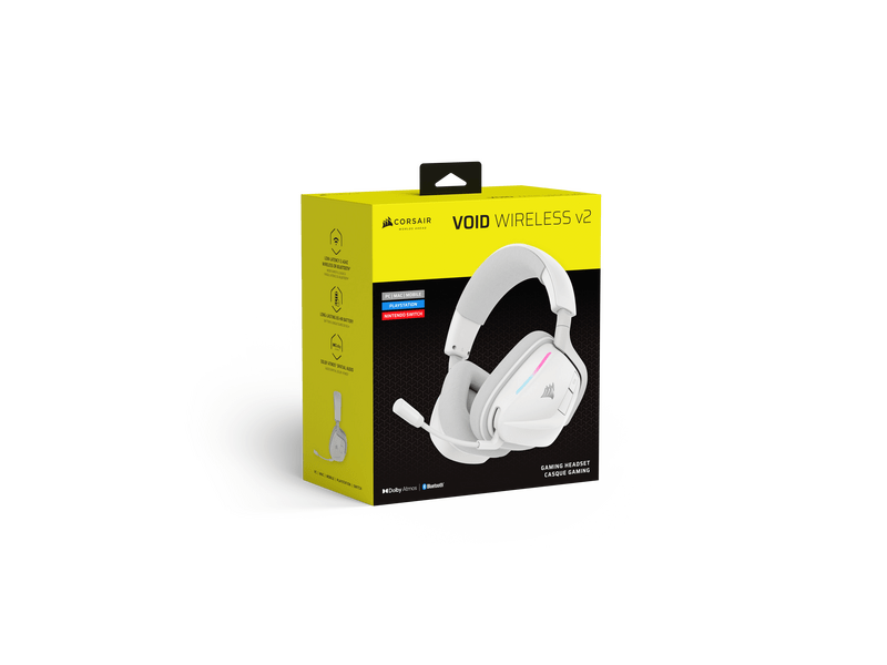 Corsair Void Wireless v2 Gaming Headset, fehér (CA-9011380-WW)