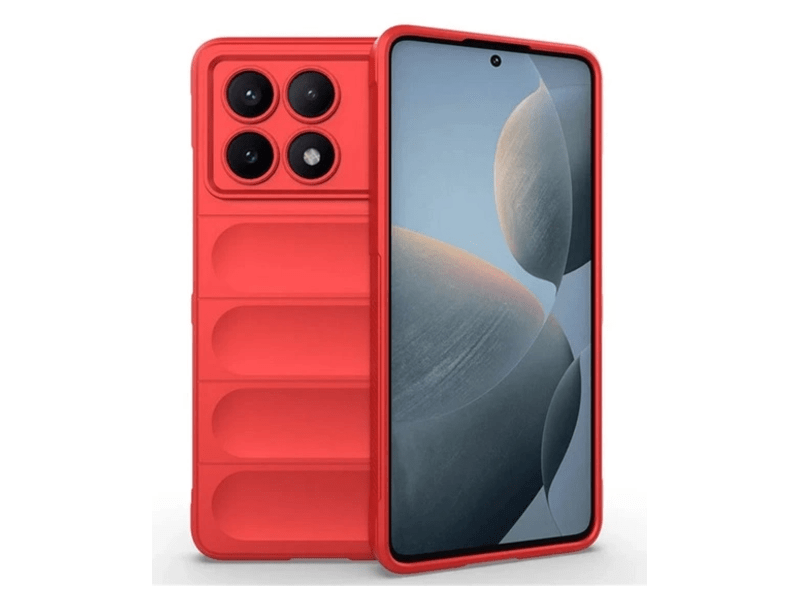 Gigapackk Xiaomi Poco X6 Pro Szilikon tok, piros (GP-155482)